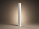 100mm x 100mm x 3mm Steel Post with Base Plate