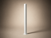 65mm x 65mm x 1.6mm Steel Post with Base Plate