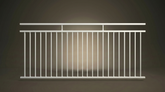 Monroe Steel Fence Panel