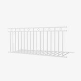 Pearl White Premium Bronte steel fence panel, custom manufactured for modern and secure fencing, delivered Australian-wide.