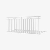 Pearl White Custom built Wentworth steel panel, designed for use as both a fence panel and balustrade panels, made from Australian steel with nationwide delivery.