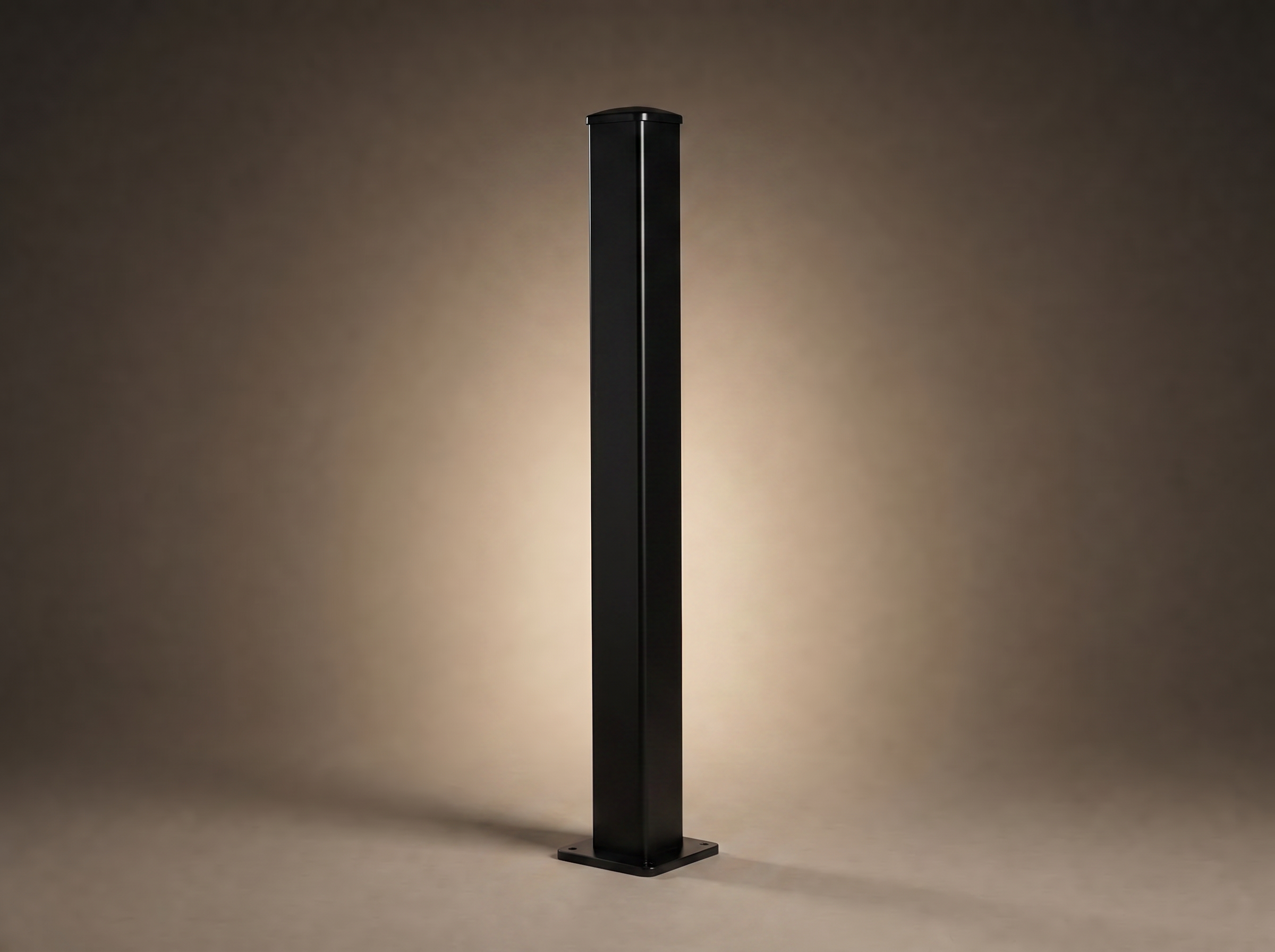 100mm x 100mm x 3mm Steel Post with Base Plate