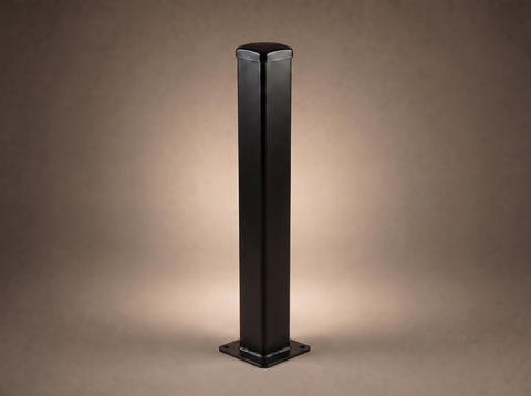 100mm x 100mm x 3mm Steel Post with Base Plate
