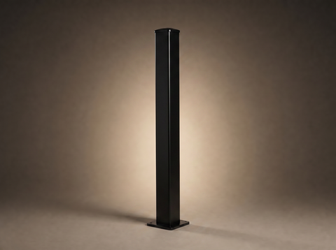100mm x 100mm x 3mm Steel Post with Base Plate