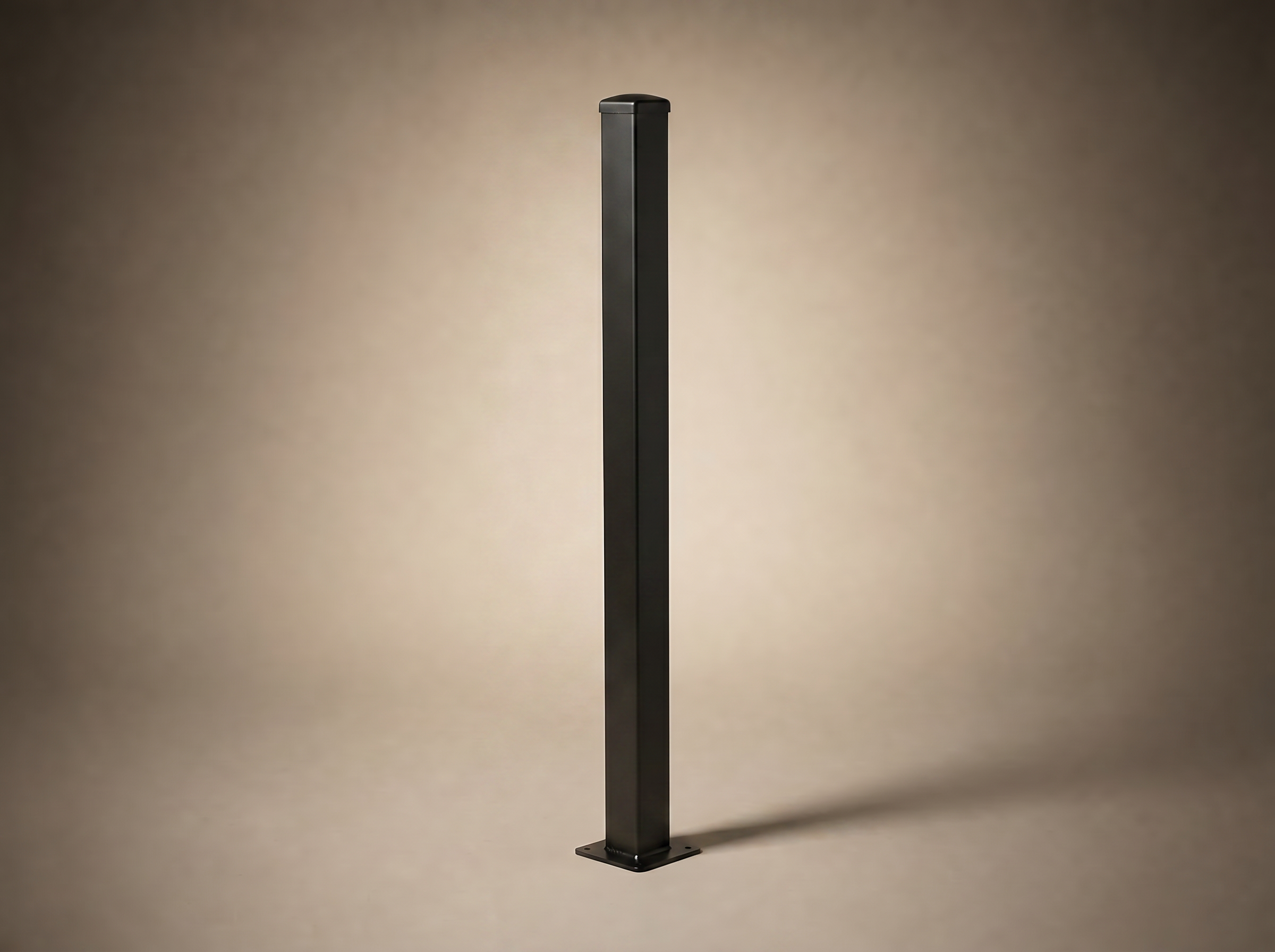 65mm x 65mm x 1.6mm Steel Post with Base Plate