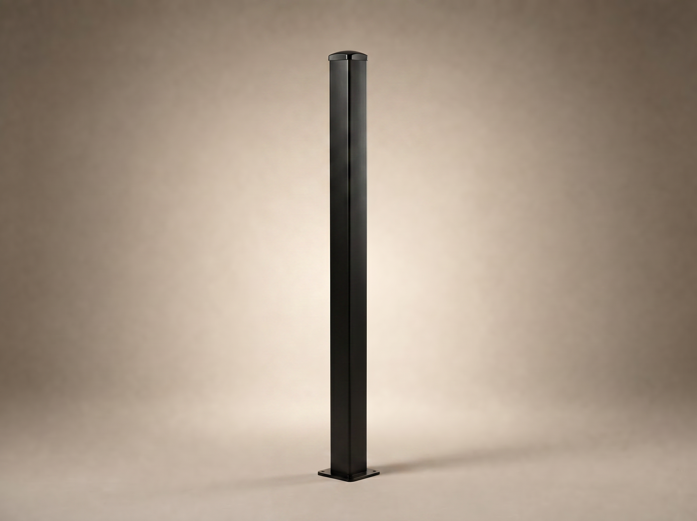 75mm x 75mm x 2mm Steel Post with Base Plate