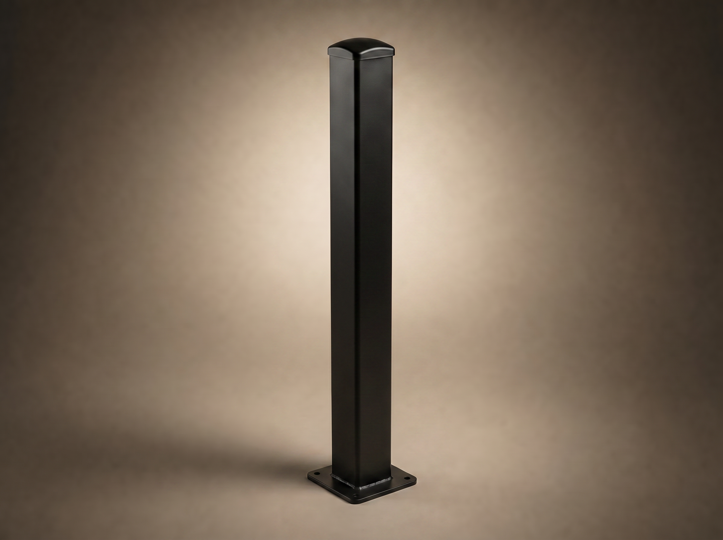 90mm x 90mm x 2mm Steel Post with Base Plate