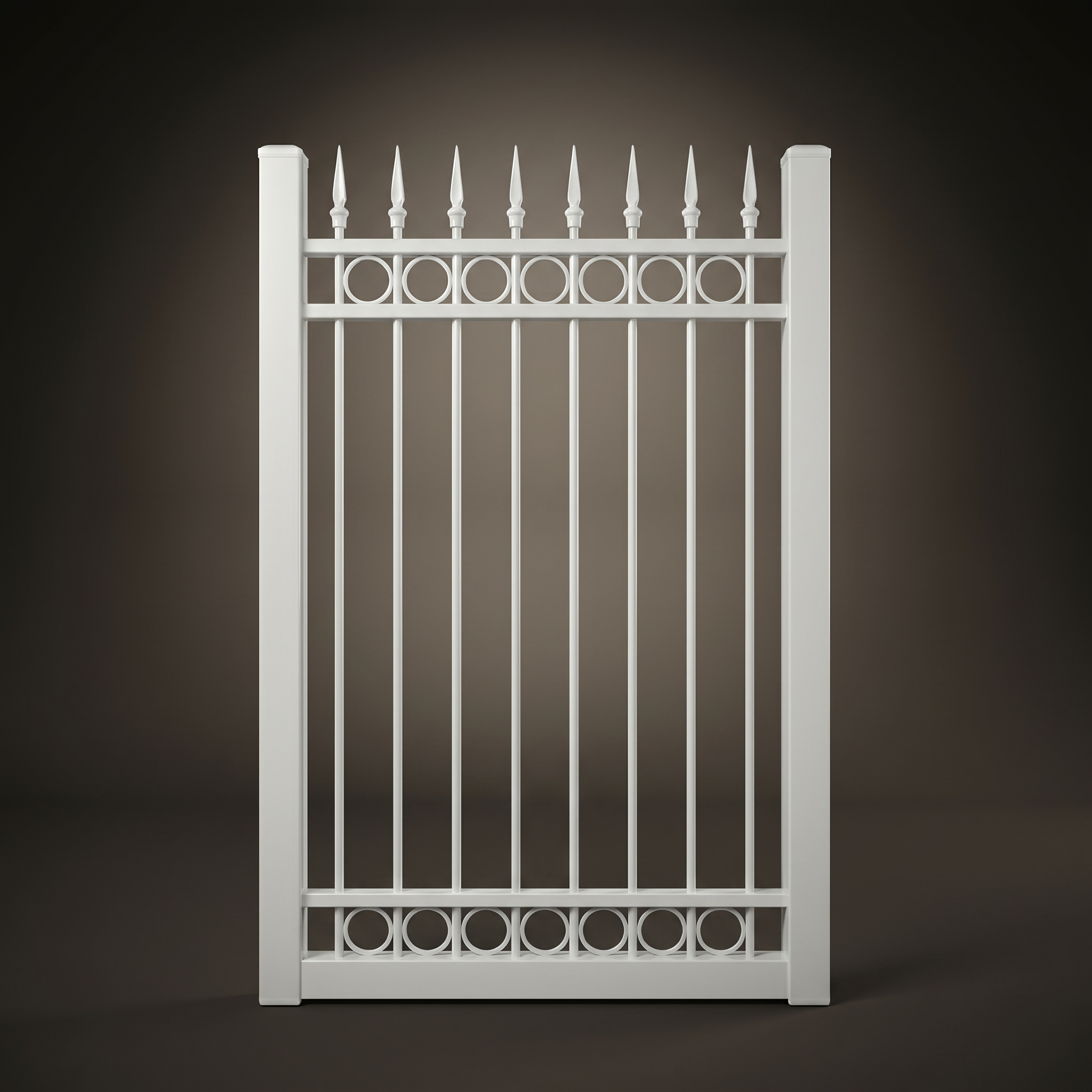 Ashgrove custom steel single driveway gate in Pearl White — heritage Australian-made design with 10-year warranty by Mason & Dean