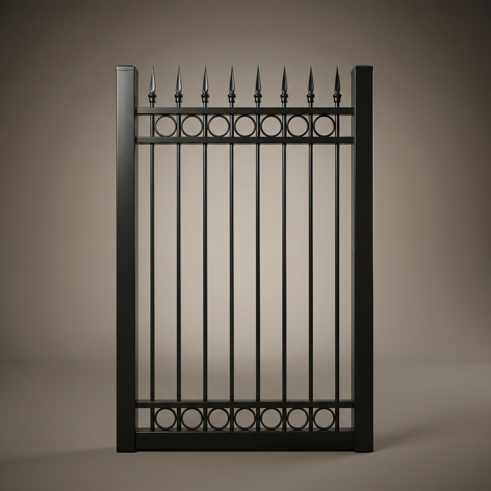 Ashgrove custom steel single driveway gate in Satin Black — heritage Australian-made design with 10-year warranty by Mason & Dean