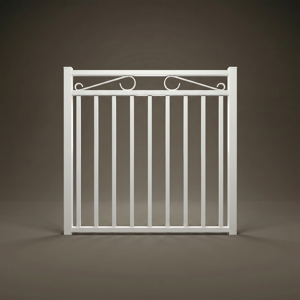 Belmont custom steel single driveway gate in Pearl White — Australian-made architectural design with 10-year warranty by Mason & Dean