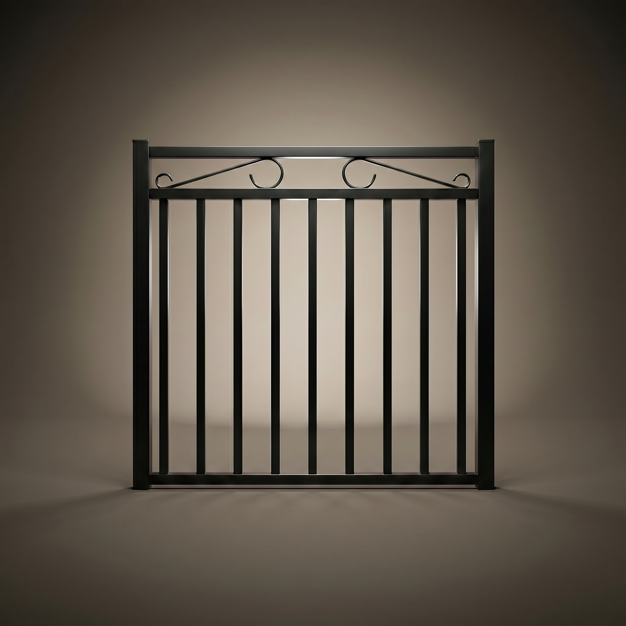 Belmont custom steel single driveway gate in Satin Black — Australian-made architectural design with 10-year warranty by Mason & Dean