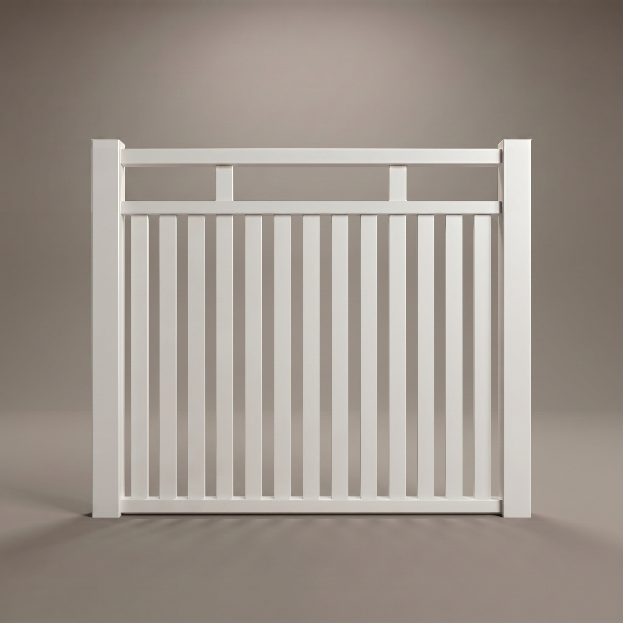 North Haven steel single driveway gate in Pearl White — Hamptons coastal design with 10-year warranty by Mason & Dean