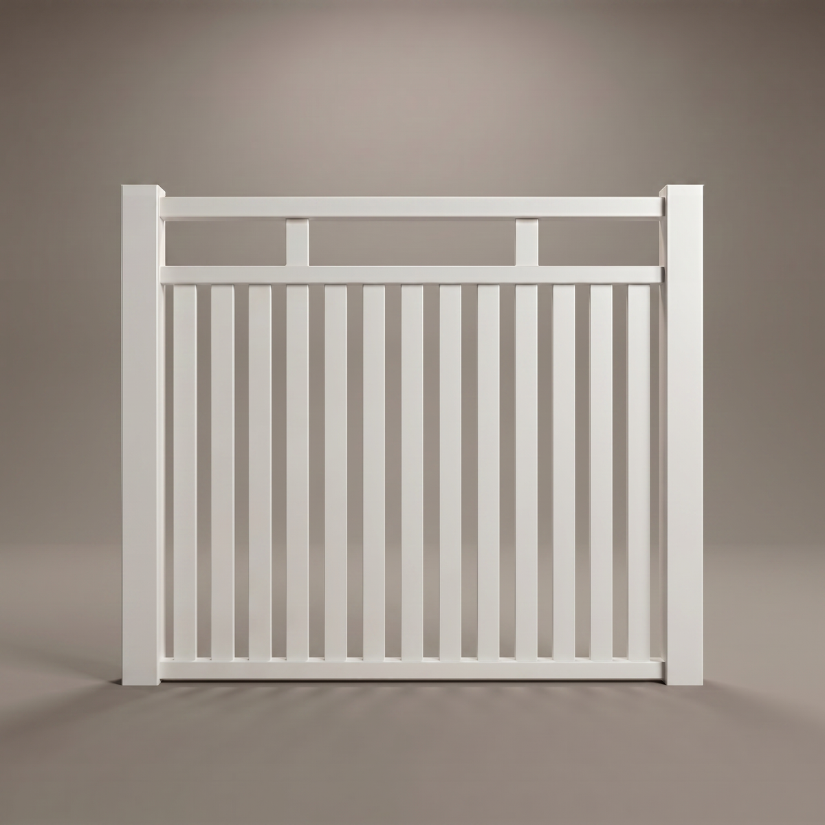 North Haven steel single driveway gate in Pearl White — Hamptons coastal design with 10-year warranty by Mason & Dean