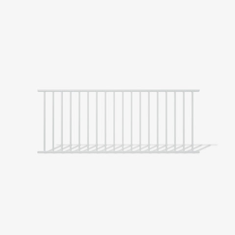 Pearl White Austin balustrade panel – affordable Australian-made steel balustrade, simple modern design, nationwide delivery, trusted by builders and homeowners for strength and value.