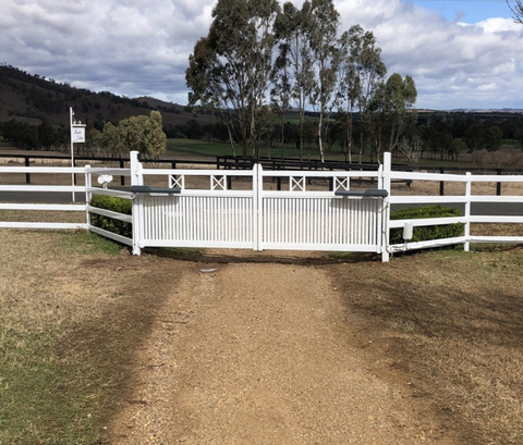 Newport Double Gates with Ditec Swing Gate Motors installed