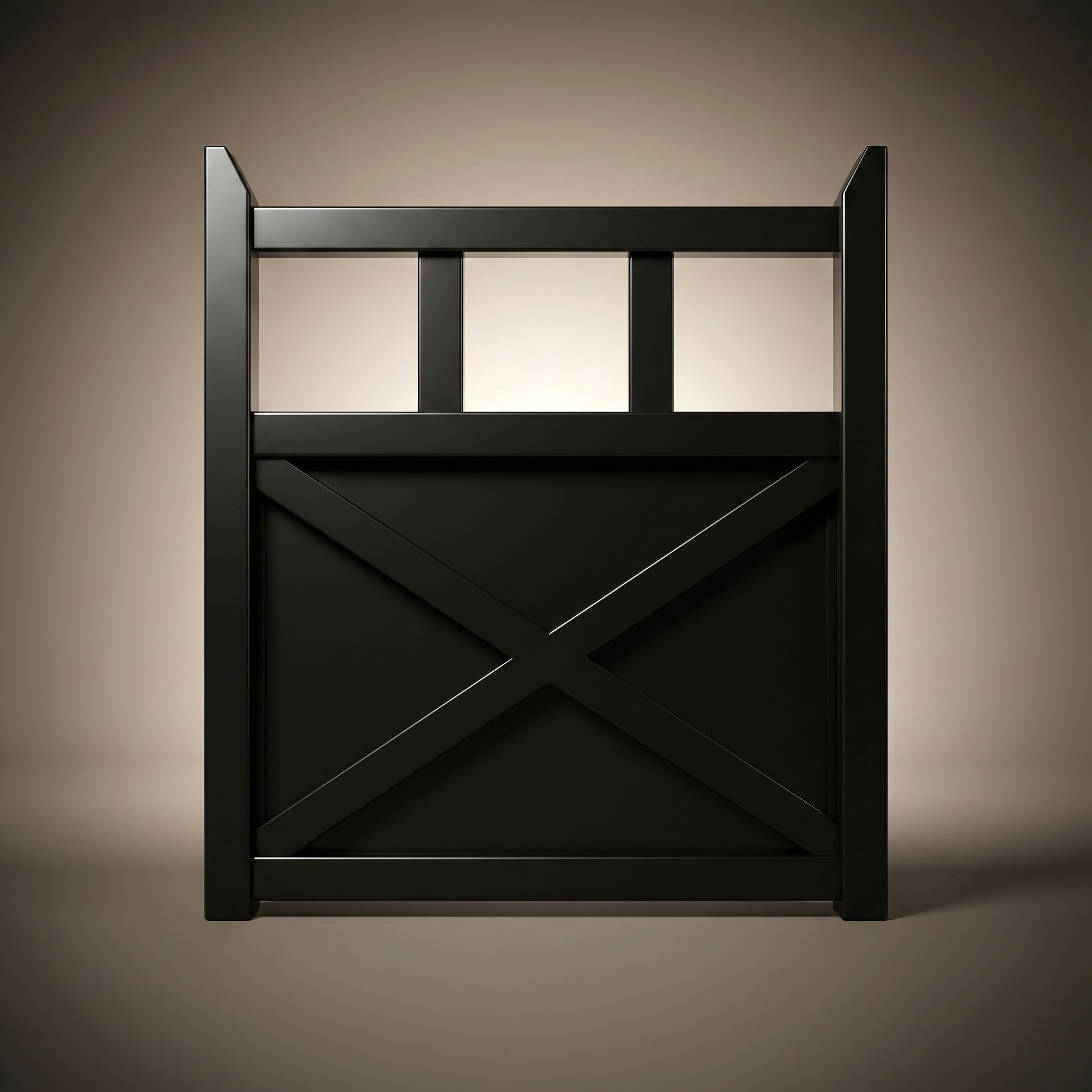 Hasting steel privacy screen in Satin Black — custom Australian-made design with 10-year warranty by Mason & Dean