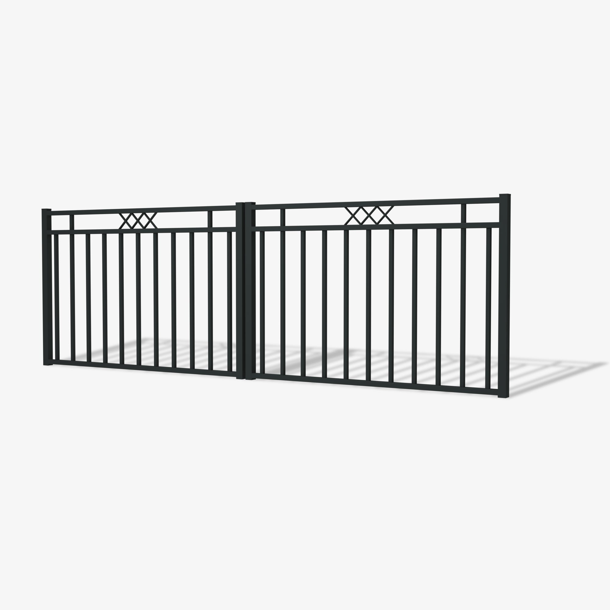 Mason & Dean Wentworth double driveway gate constructed from premium Australian steel with a powder-coated finish, combining strength, durability, and refined traditional styling.